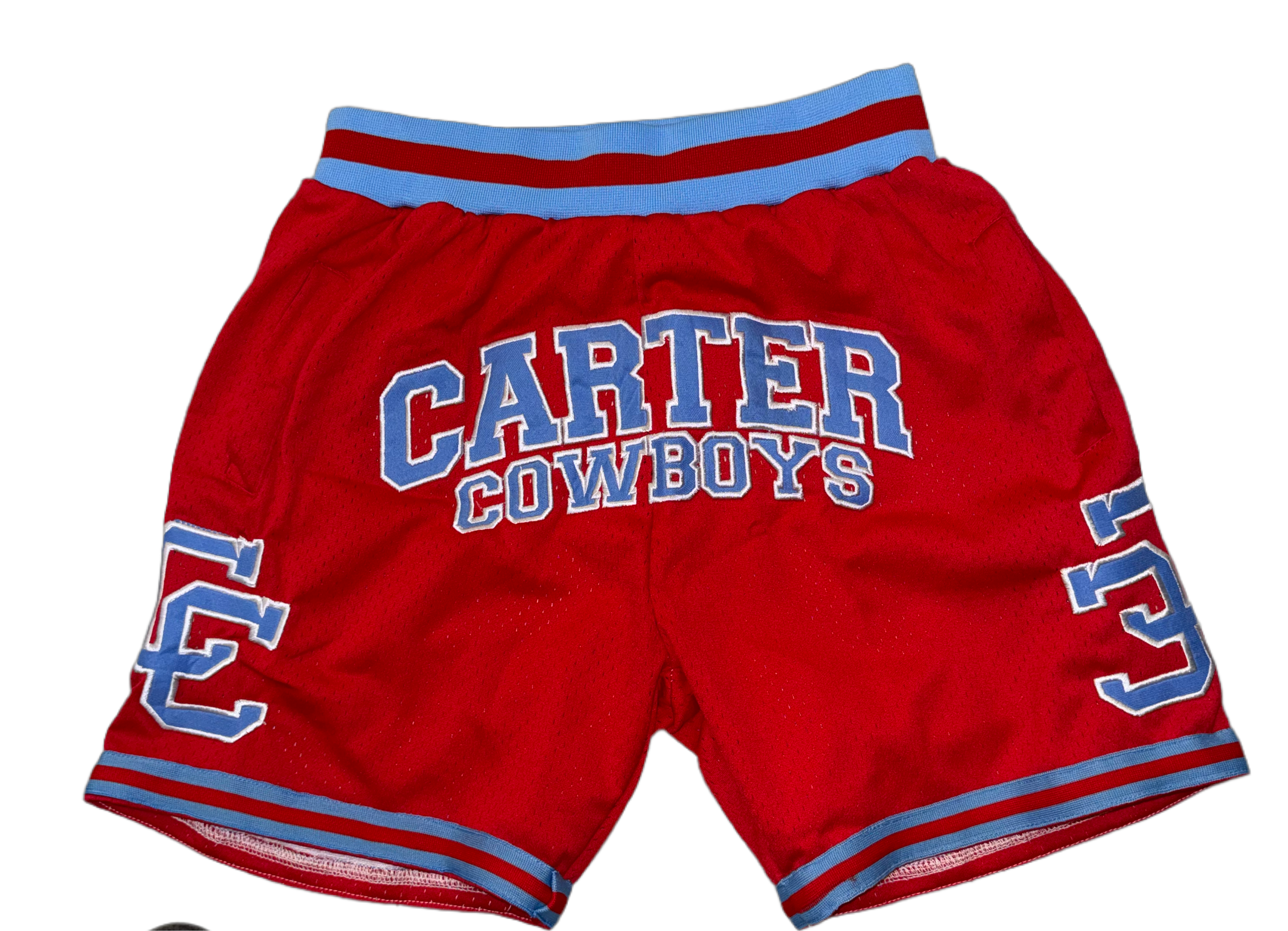 Dallas Carter Basketball Shorts Red