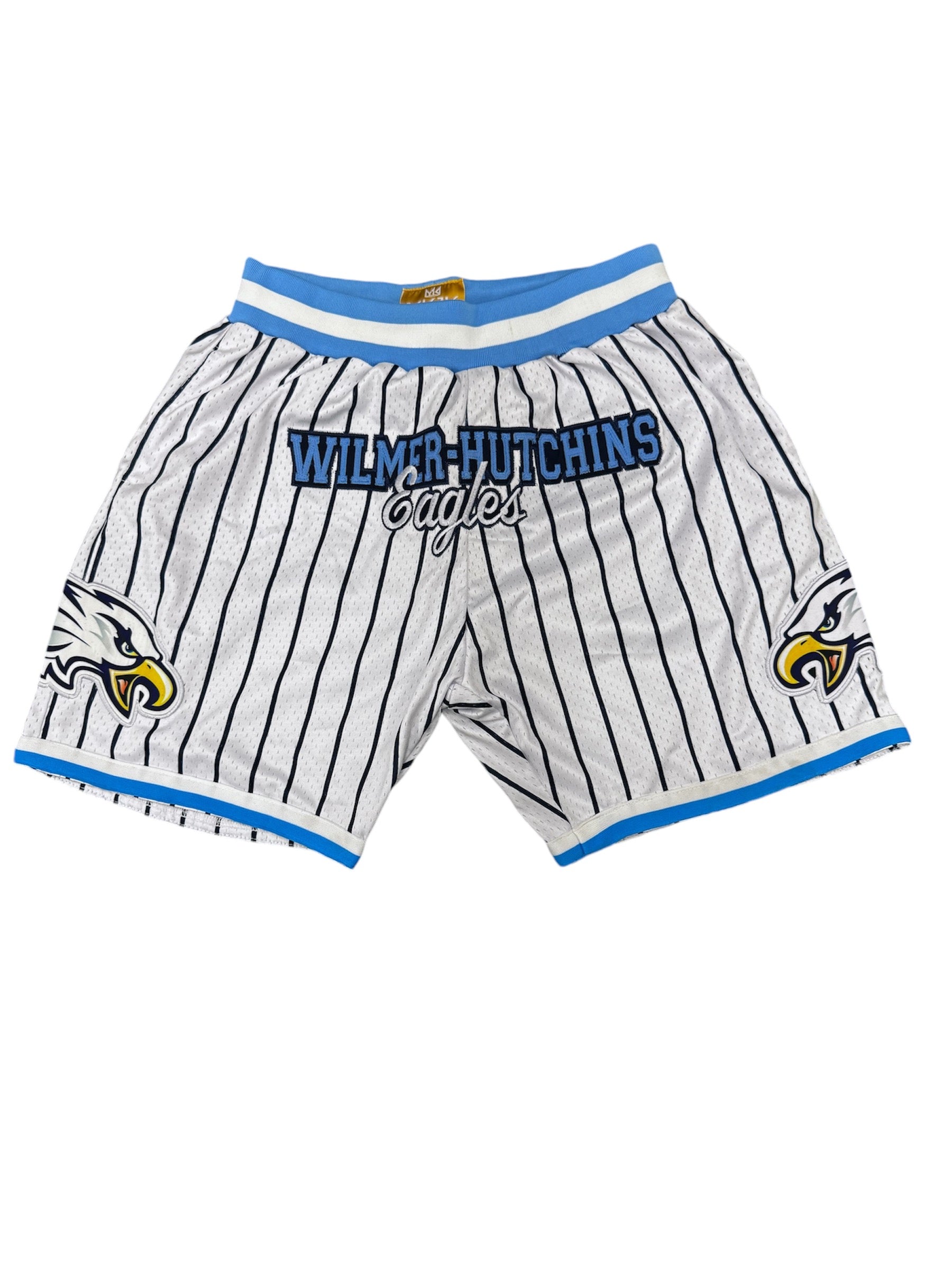 HUTCH BASKETBALL SHORTS NAVY BLUE PINSTRIPE