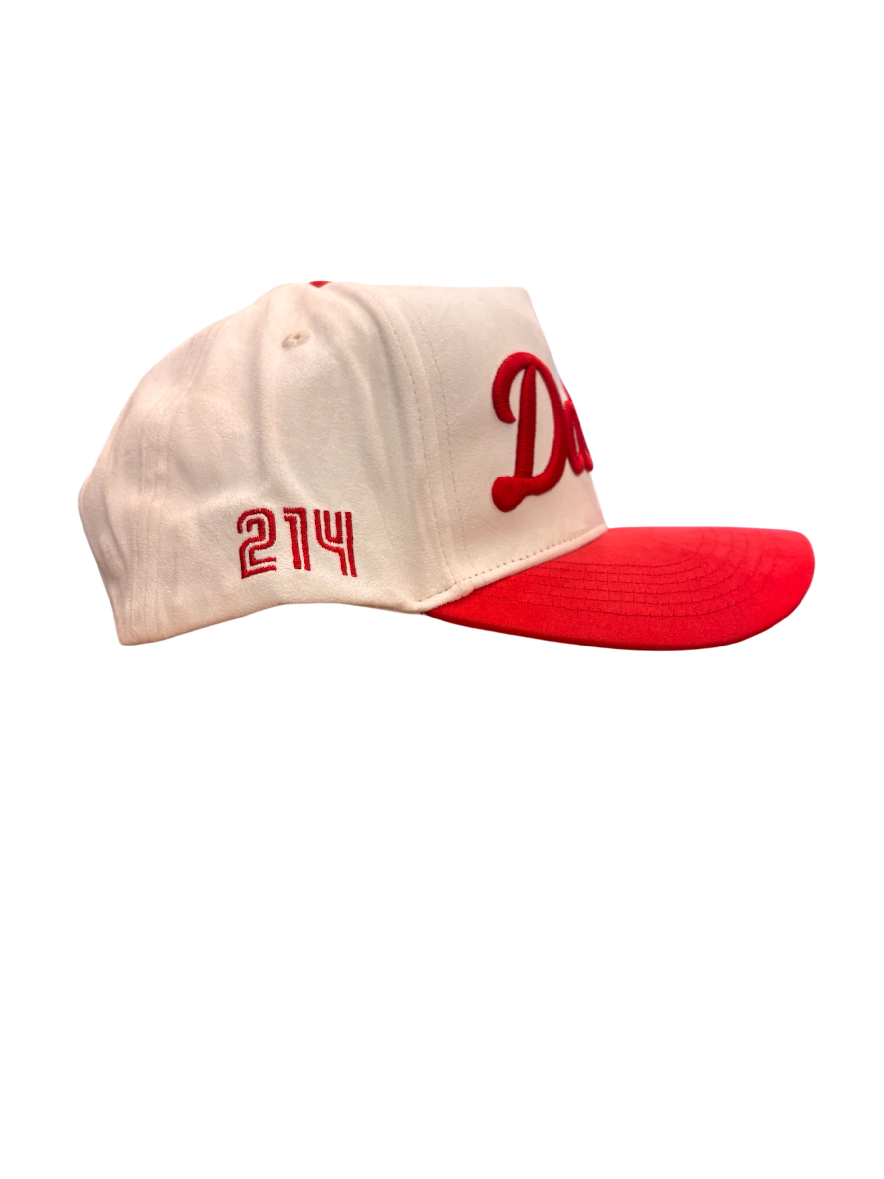 RED/CREME SMU HAT SUEDE