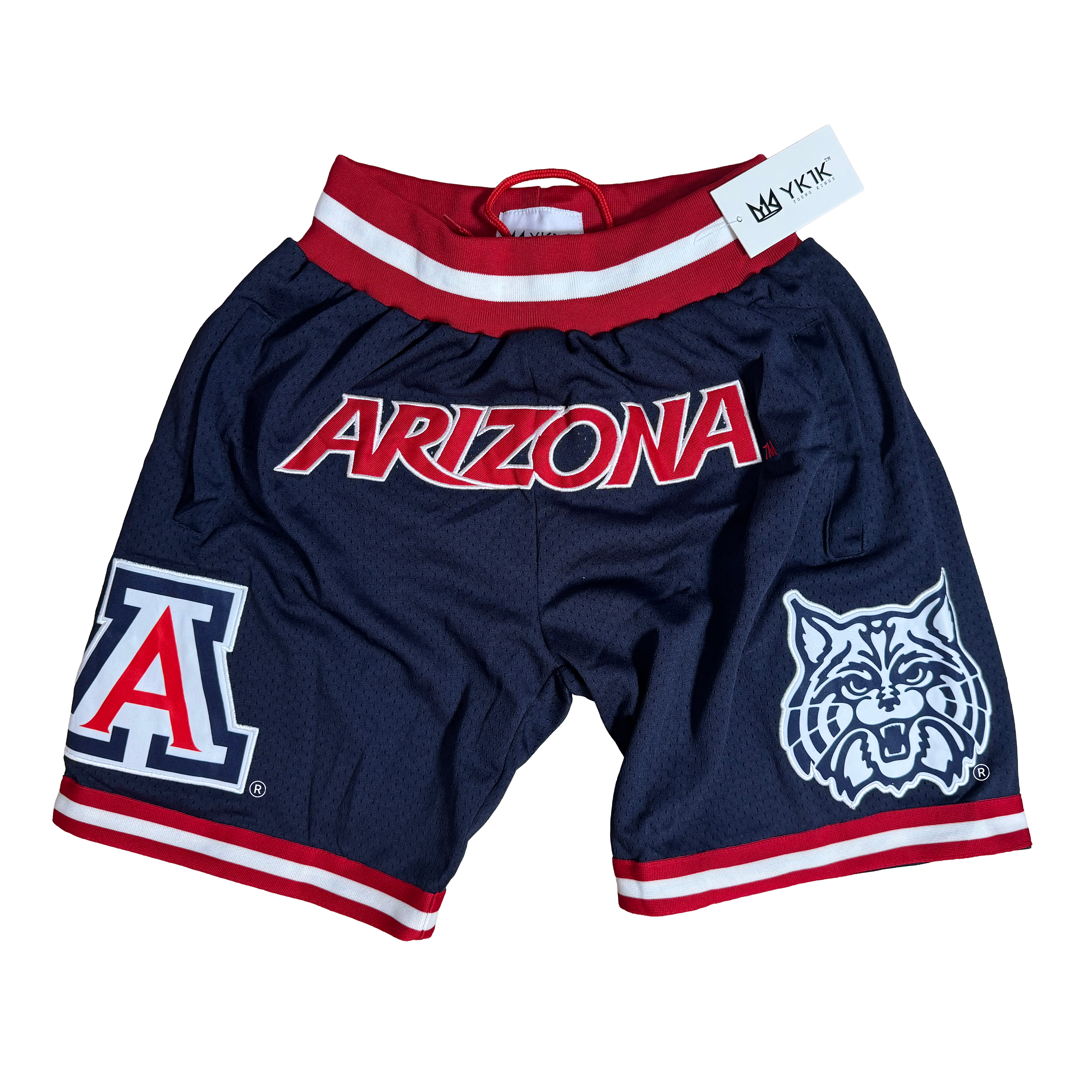 UNIVERSITY OF ARIZONA BASKETBALL SHORTS  NAVY