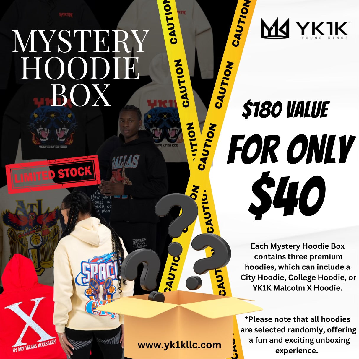 $40 Hoodie Mystery Box