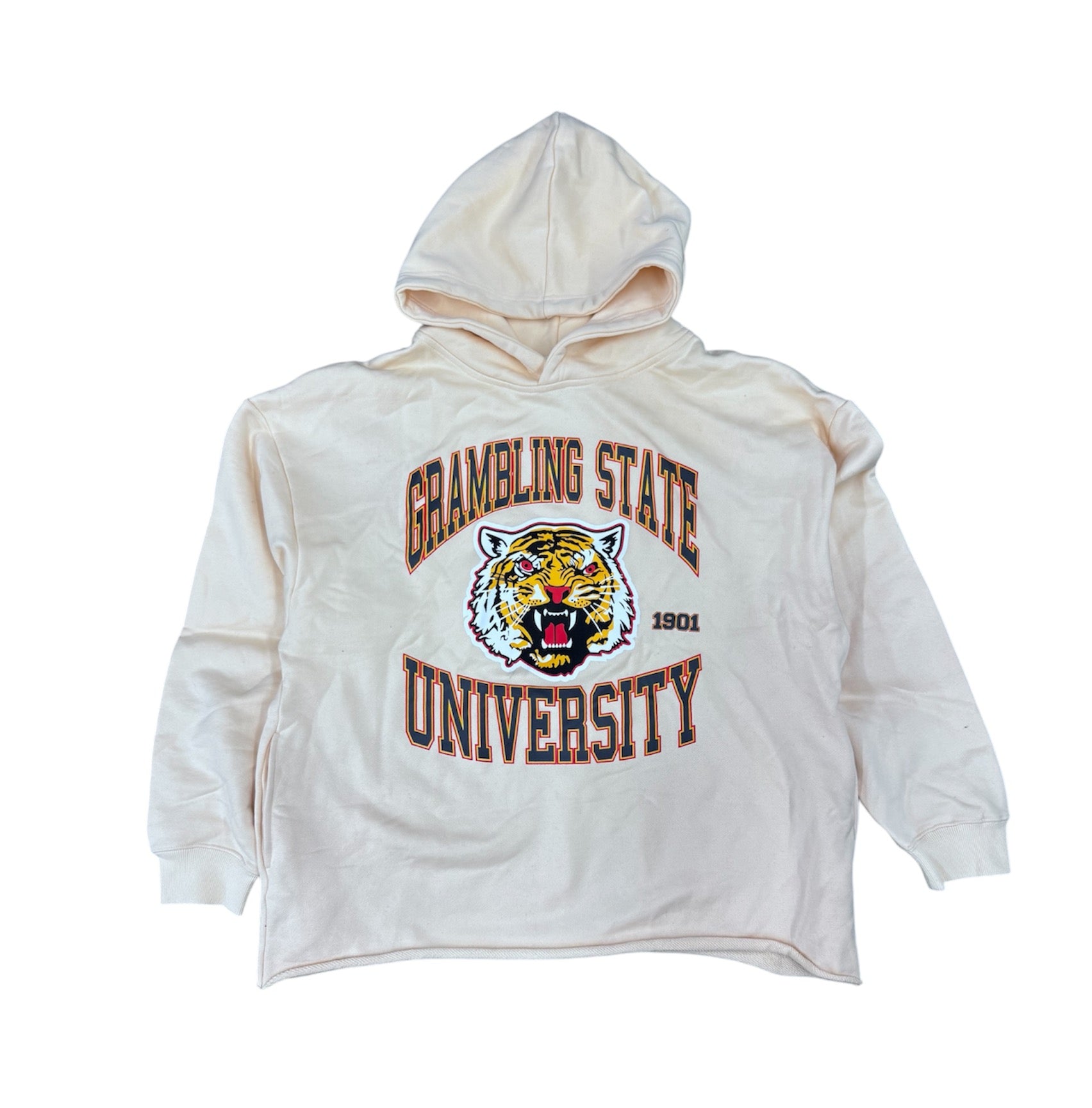 GRAMBLING STATE UNIVERSITY HOODIE CREAM