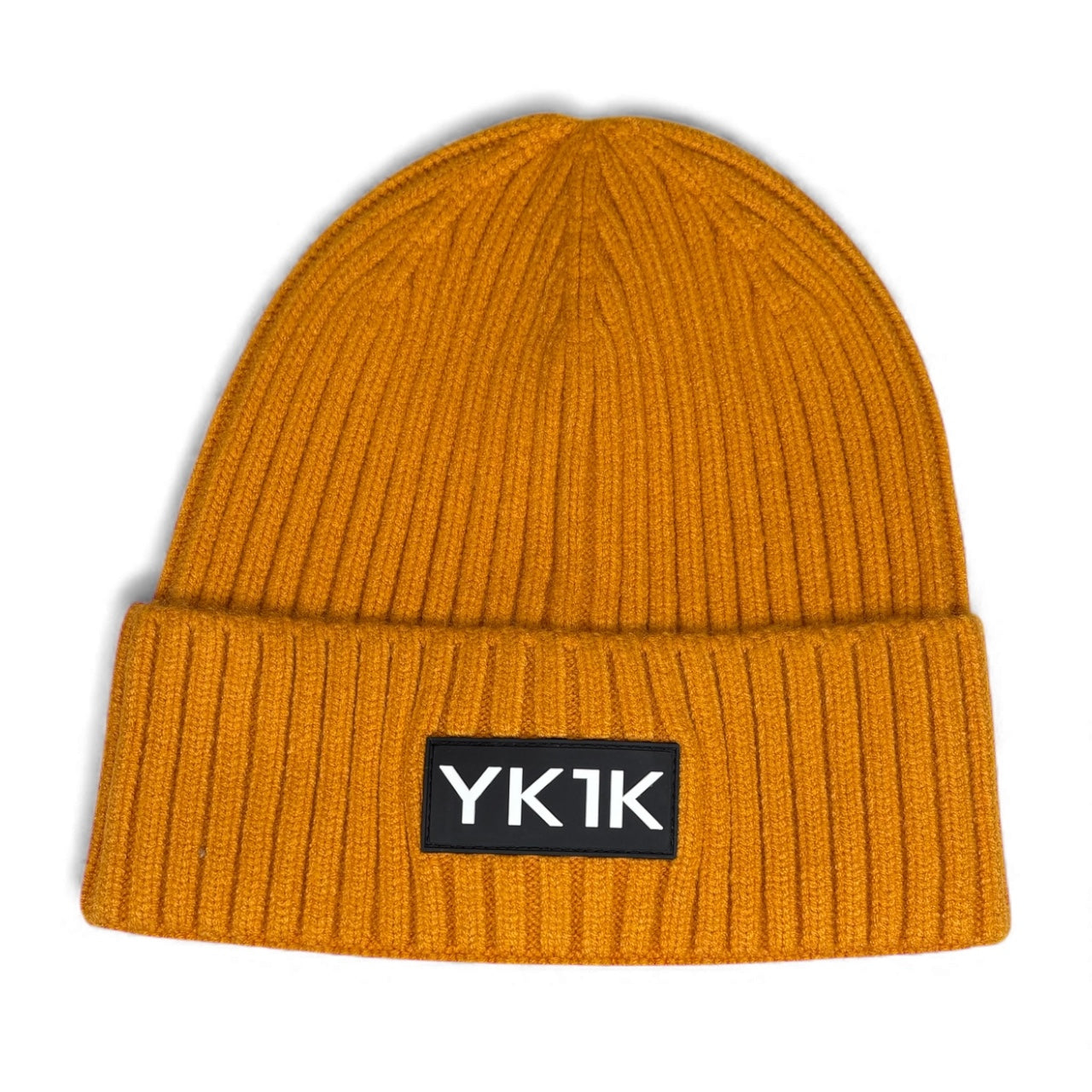 Mustard / Gold YK1K Golden Hour Ribbed Beanie