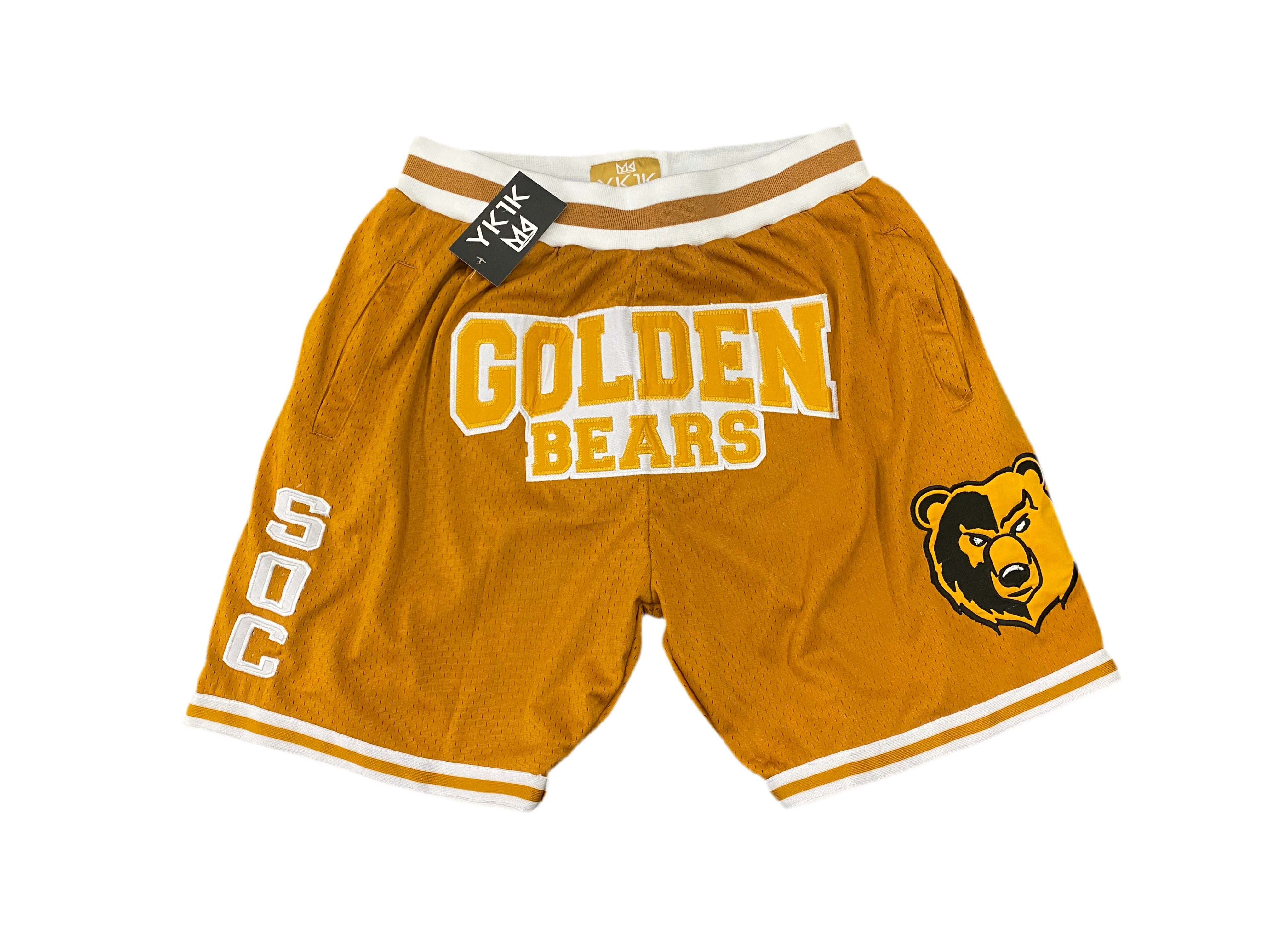 SOUTH OAK CLIFF BASKETBALL SHORTS  GOLD  2024