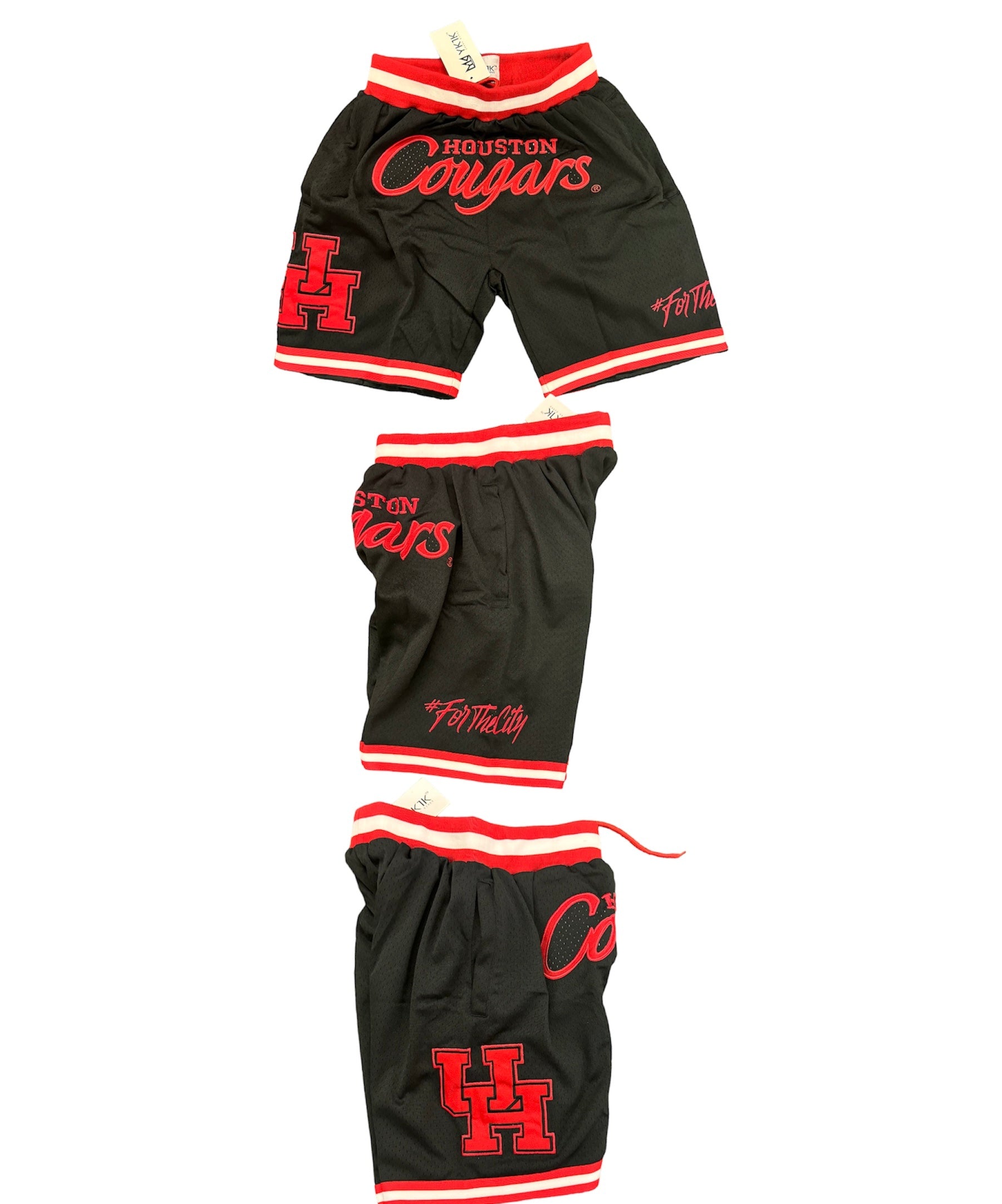 UNIVERSITY OF HOUSTON BASKETBALL SHORTS Black 2.0