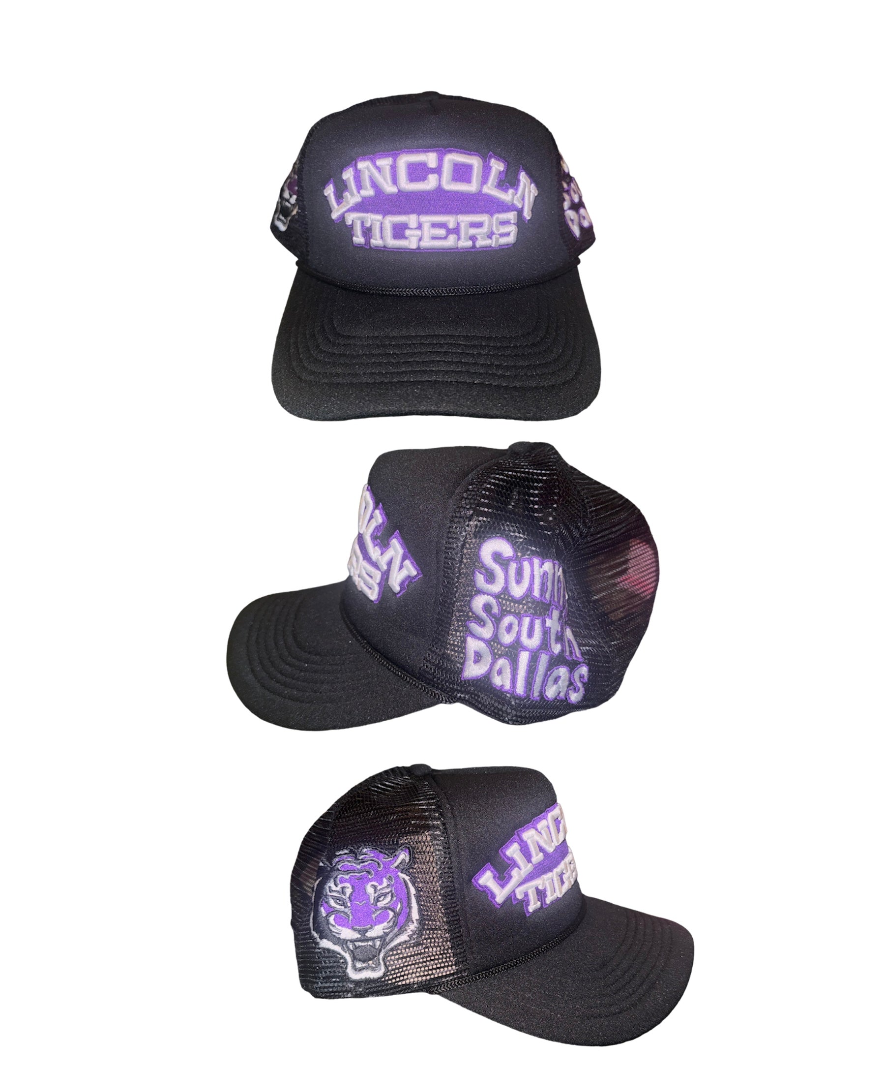 Lincoln HIGH SCHOOL TRUCKER HATS Black