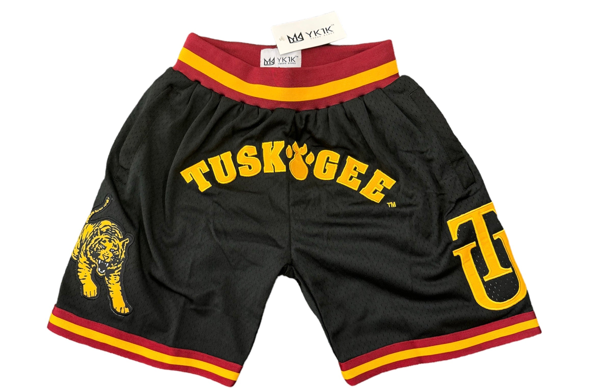 Tuskegee University Basketball Shorts Black 2.0