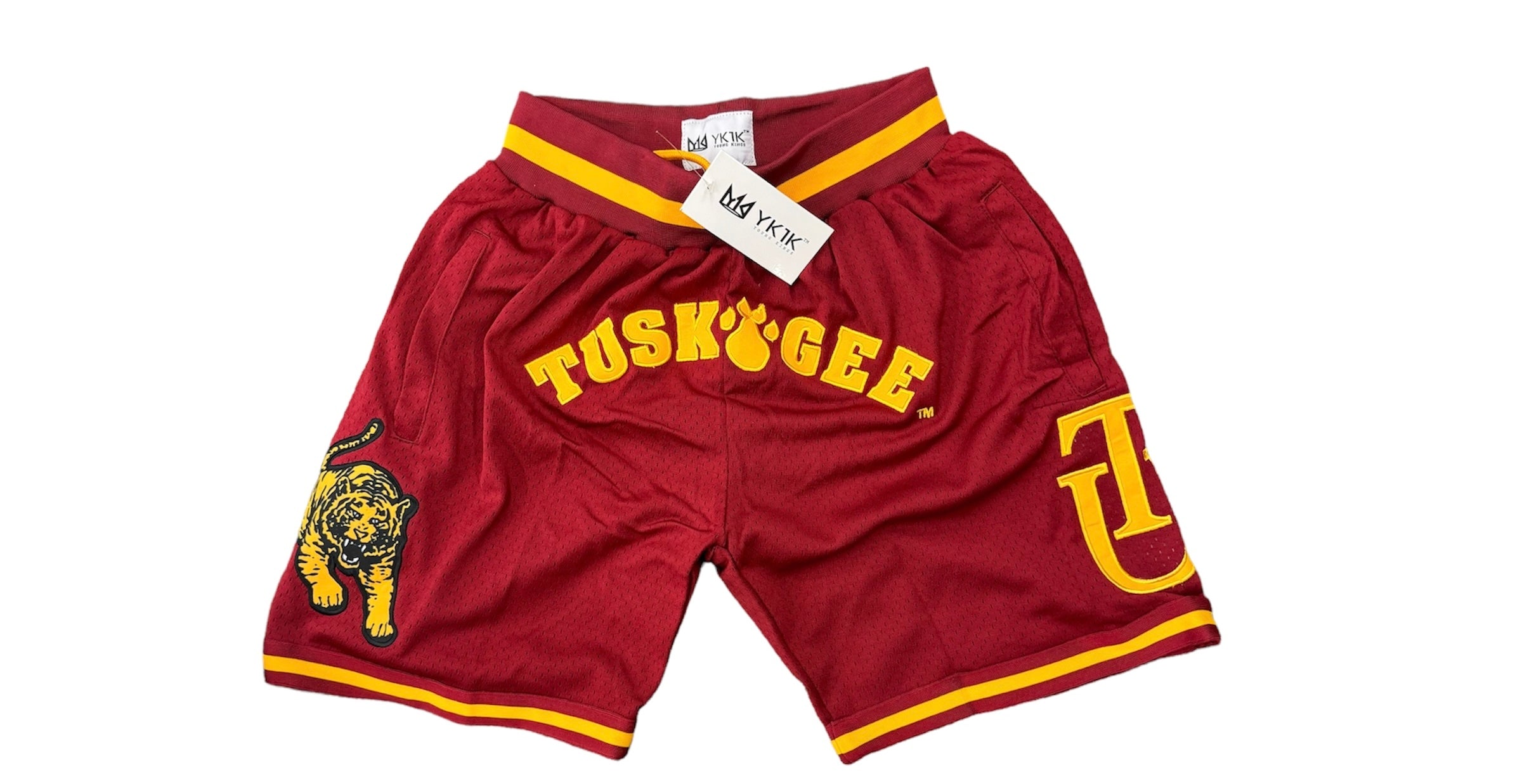 Tuskegee University Basketball Shorts Crimson 2.0