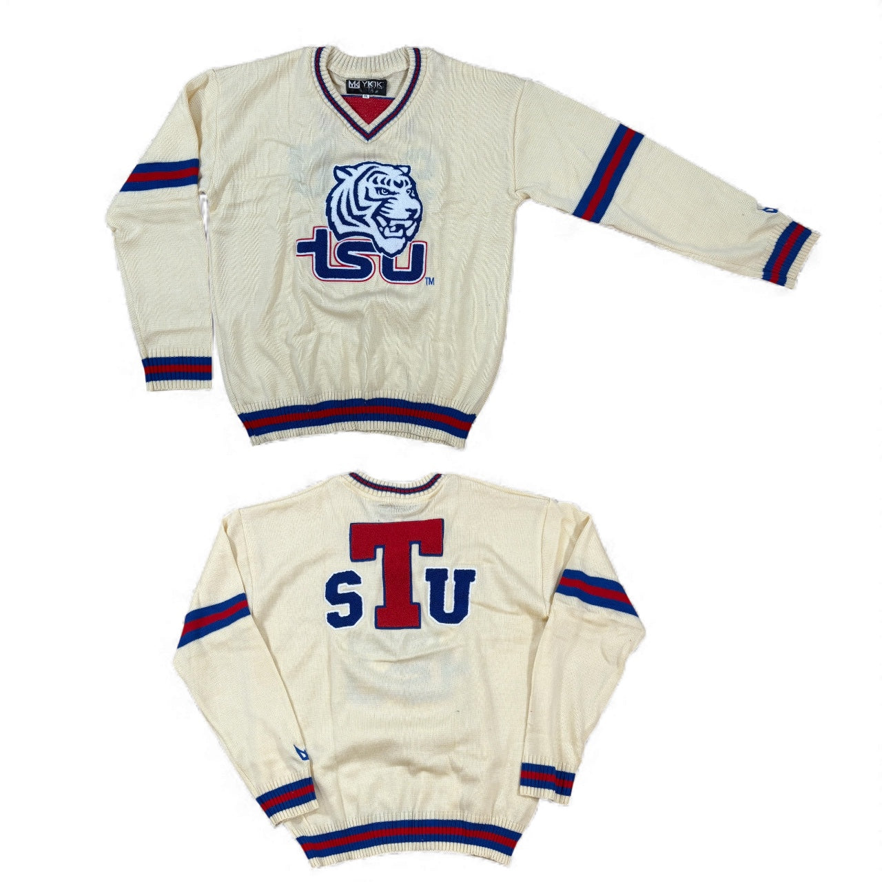 TSU CHENILLE EMBRODERY SWEATHER  CREAM