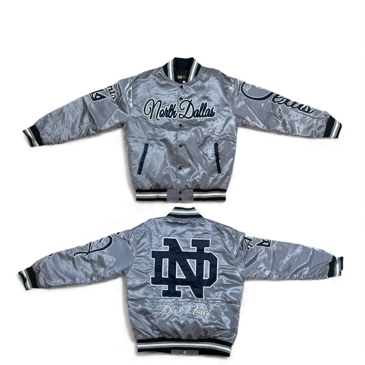 North Dallas SATIN VARSITY JACKET COWBOYS