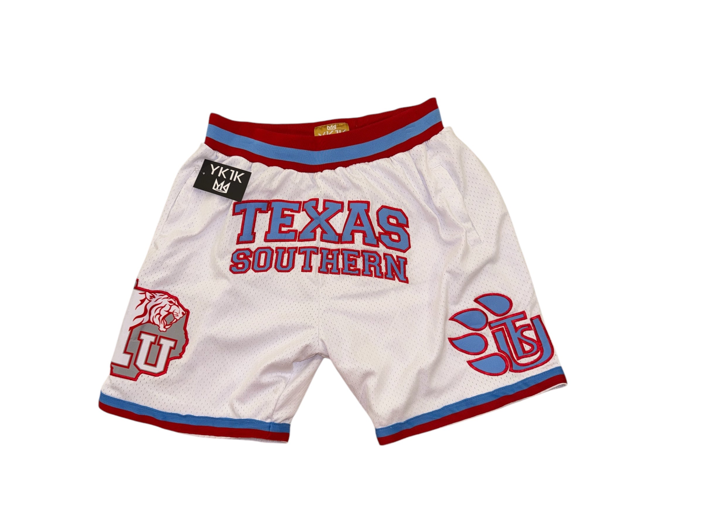 Texas Southern BASKETBALL SHORTS WHITE /BABY BLUE PRE-ORDER