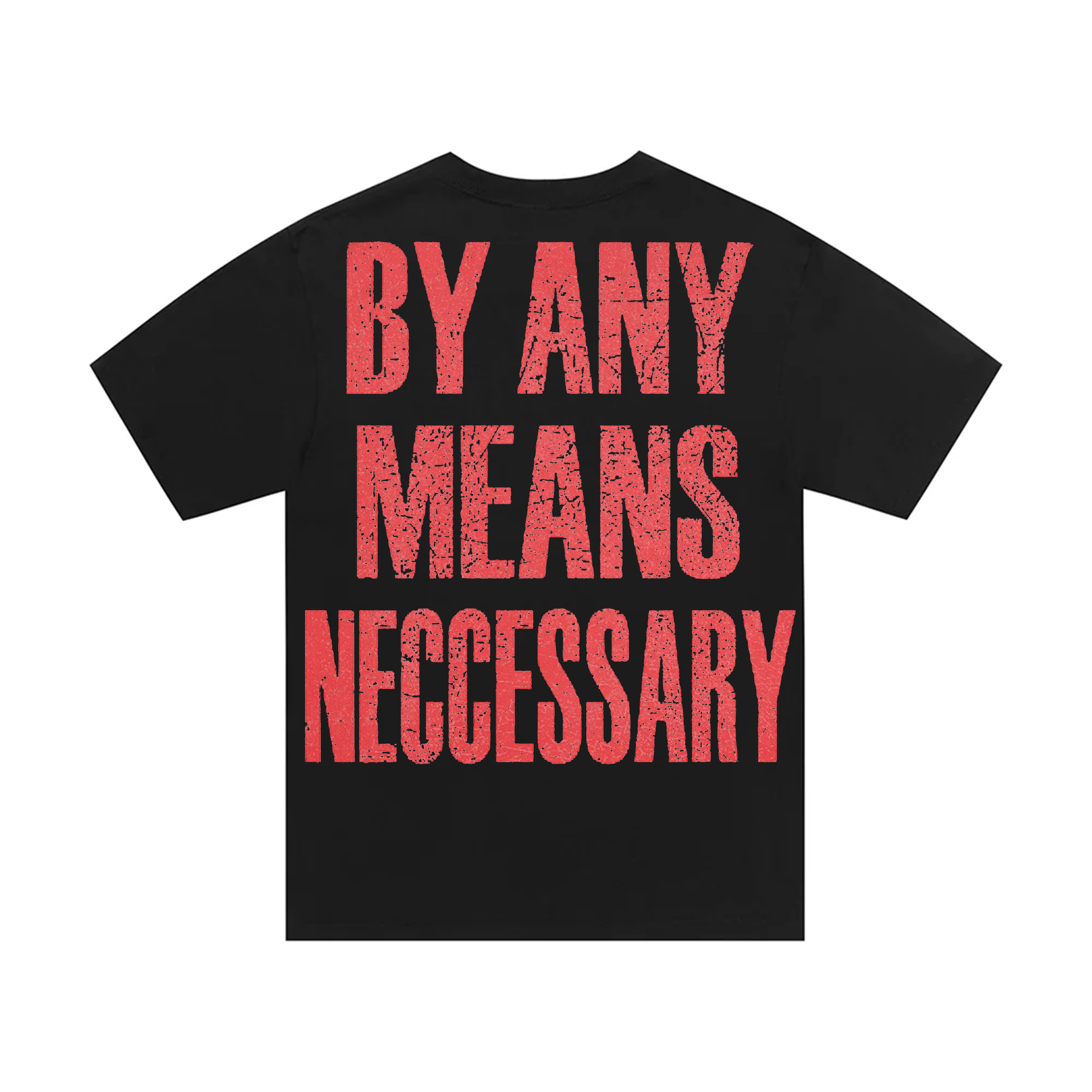 Malcolm X “By any means Necessary” Tee Black