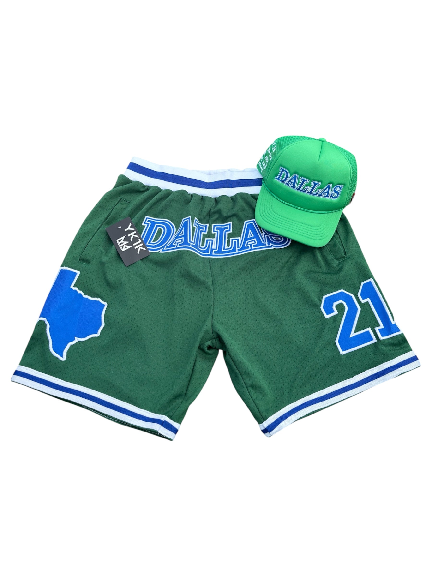 THIS IS DALLAS  Basketball Shorts GREEN