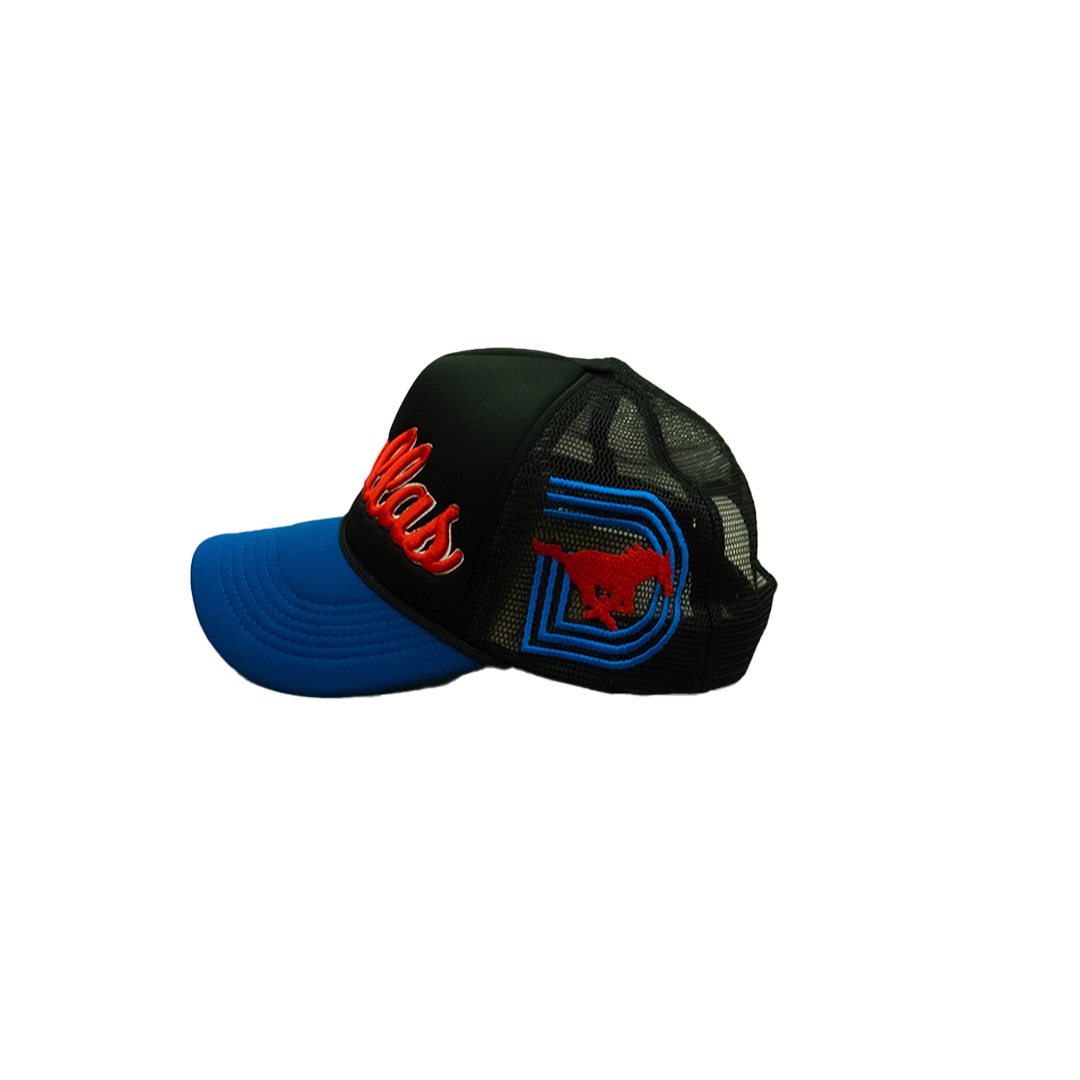 SMU TRUCKER HATS Black 214