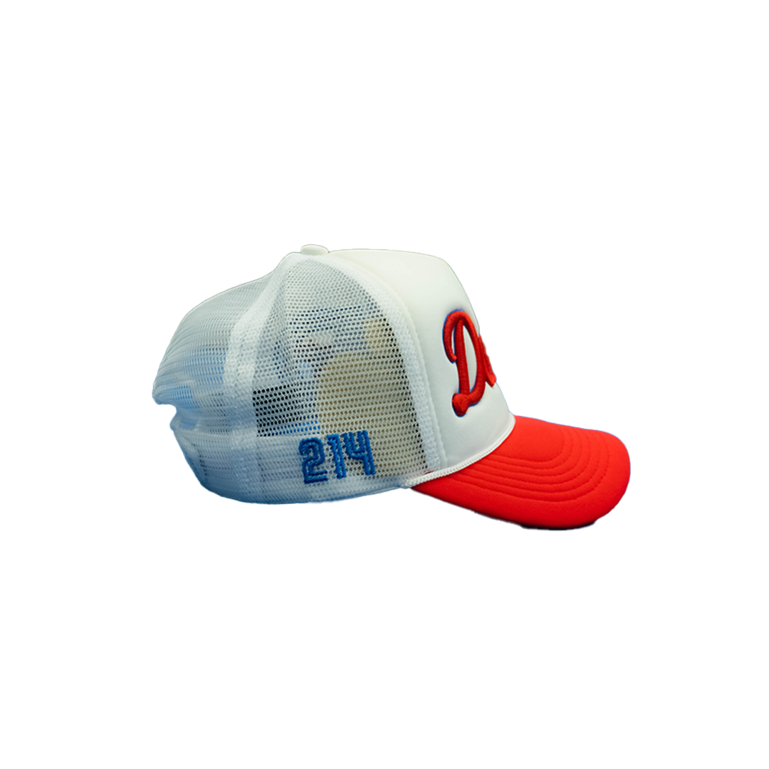 SMU TRUCKER HATS WHITE 214