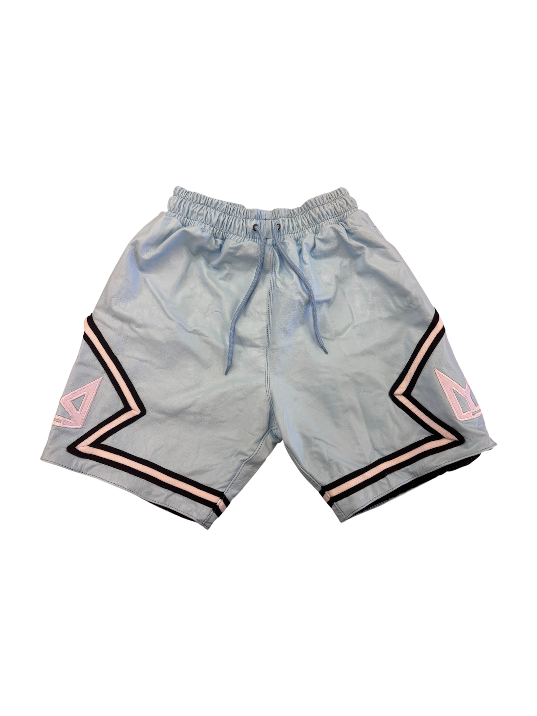 YK1K Basketball Shorts BABY BLUE LEATHER