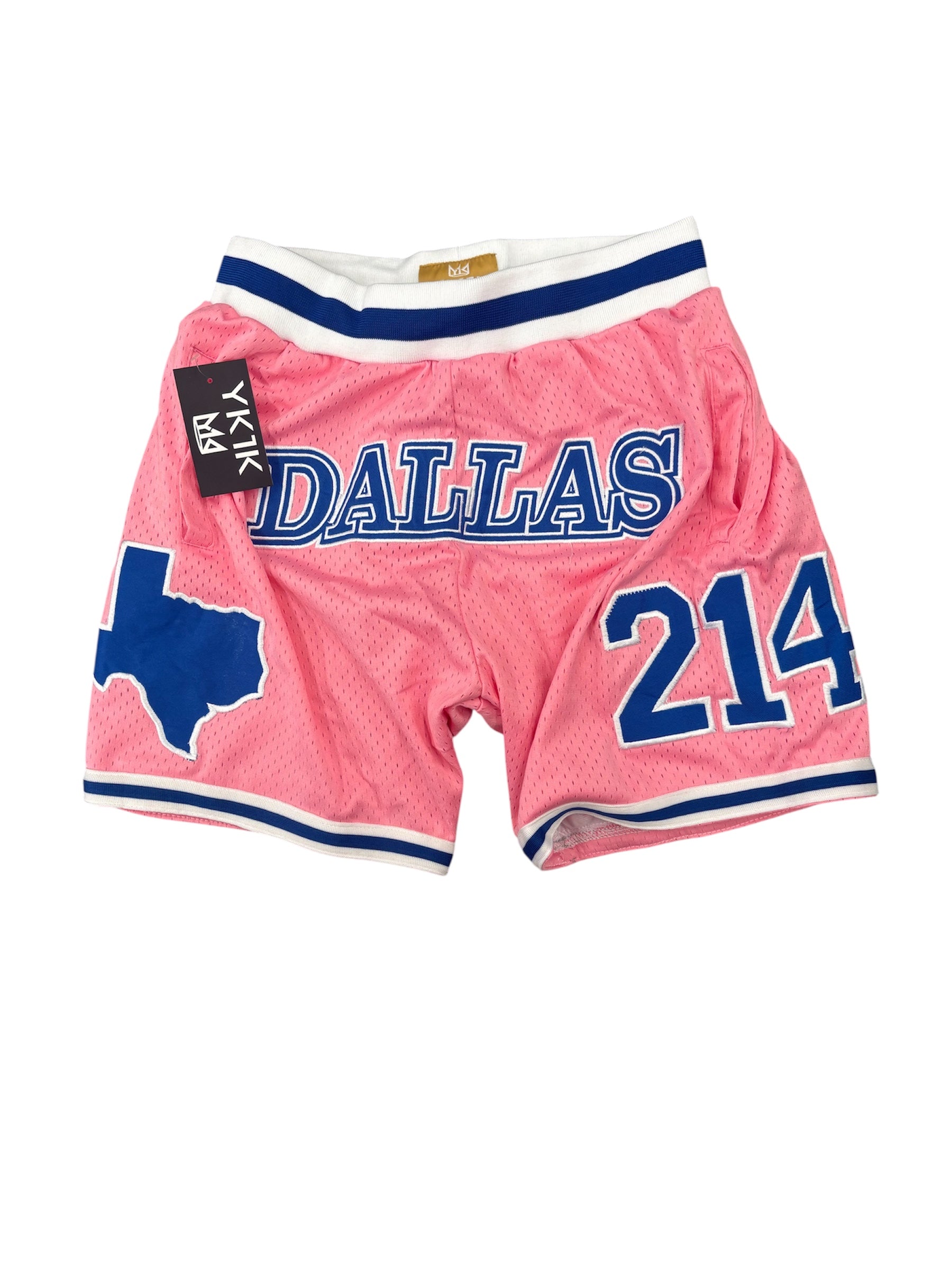 THIS IS DALLAS  Basketball Shorts Pink