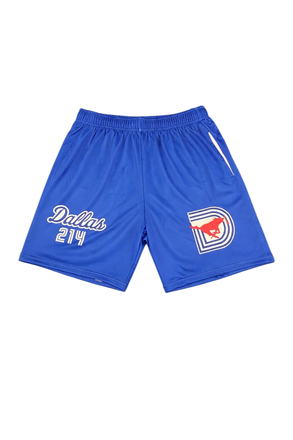SMU Mesh Basketball Shorts BLUE