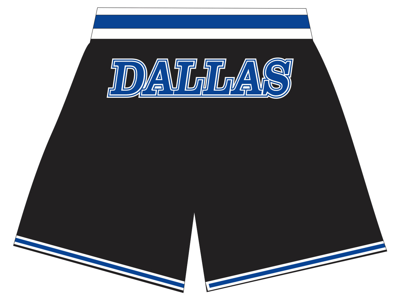 THIS IS DALLAS  Basketball Shorts BLACK