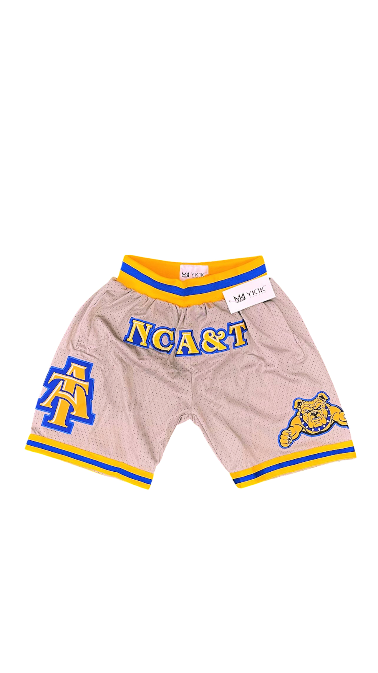 NCAT BASKETBALL SHORTS  GREY 2026