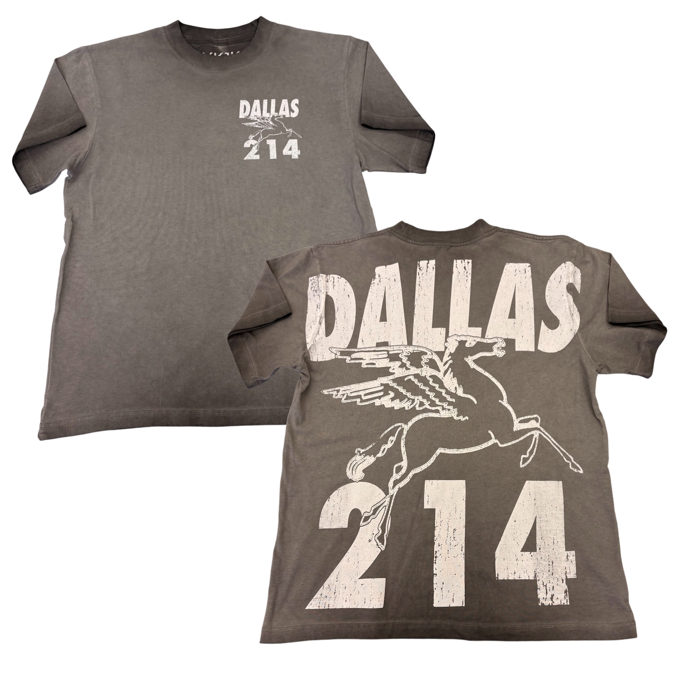 Dallas Tshirt 214 Faded Charcoal
