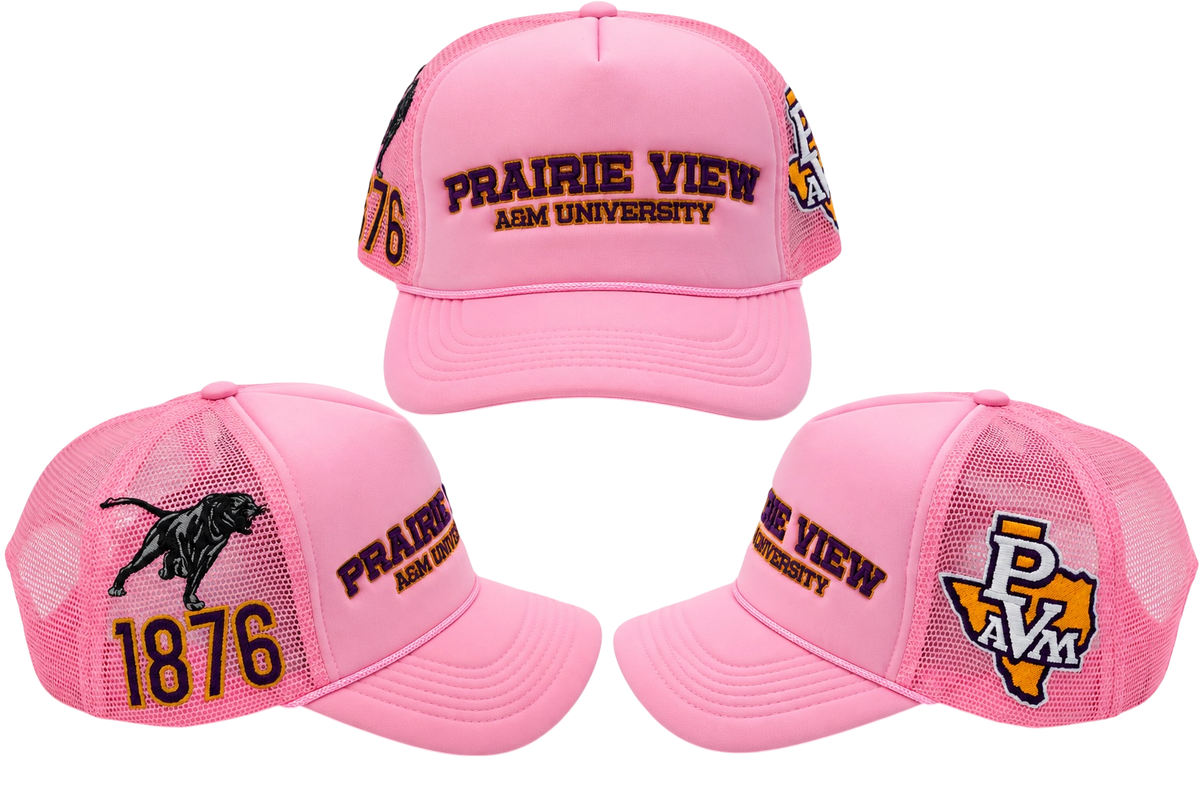 PVAMU TRUCKER HATS Pink