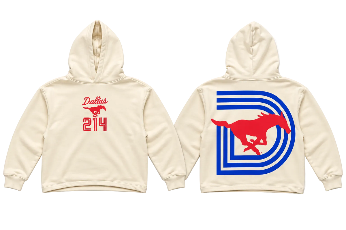 SMU DALLAS 214 HOODIE Mocha Brown