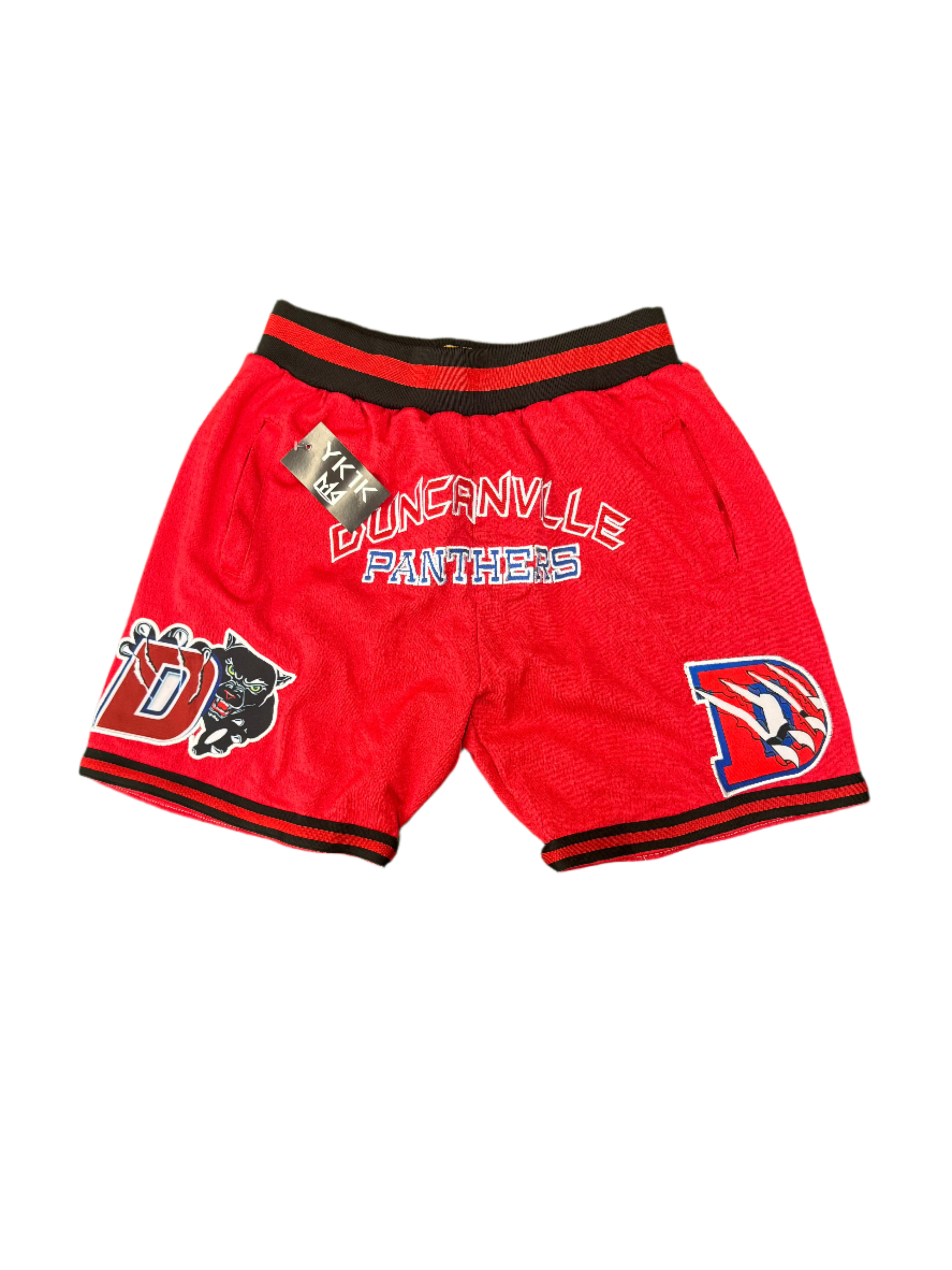 DUNCANVILLE RED BASKETBALL SHORTS