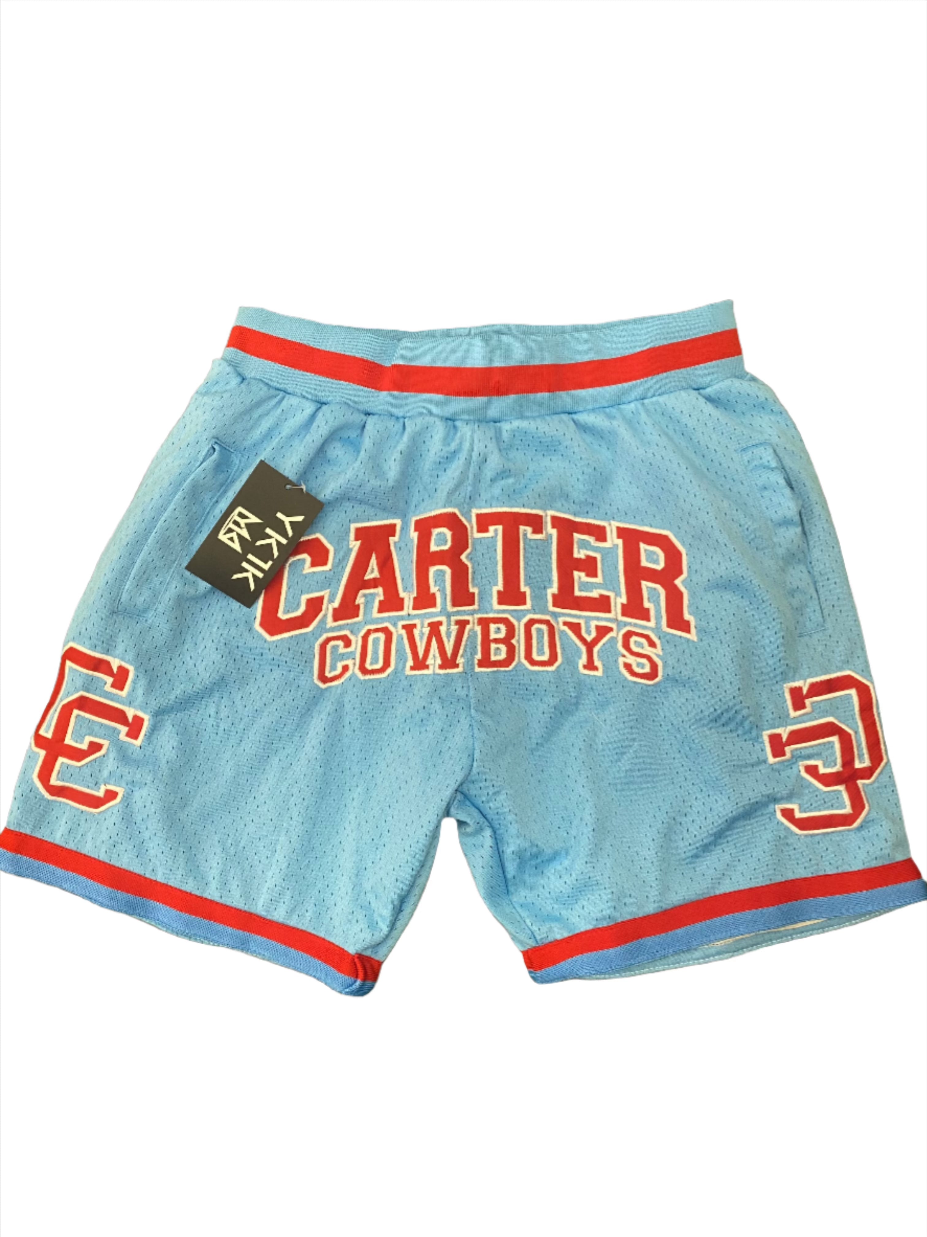 Dallas Carter Basketball Shorts Baby Blue 2024