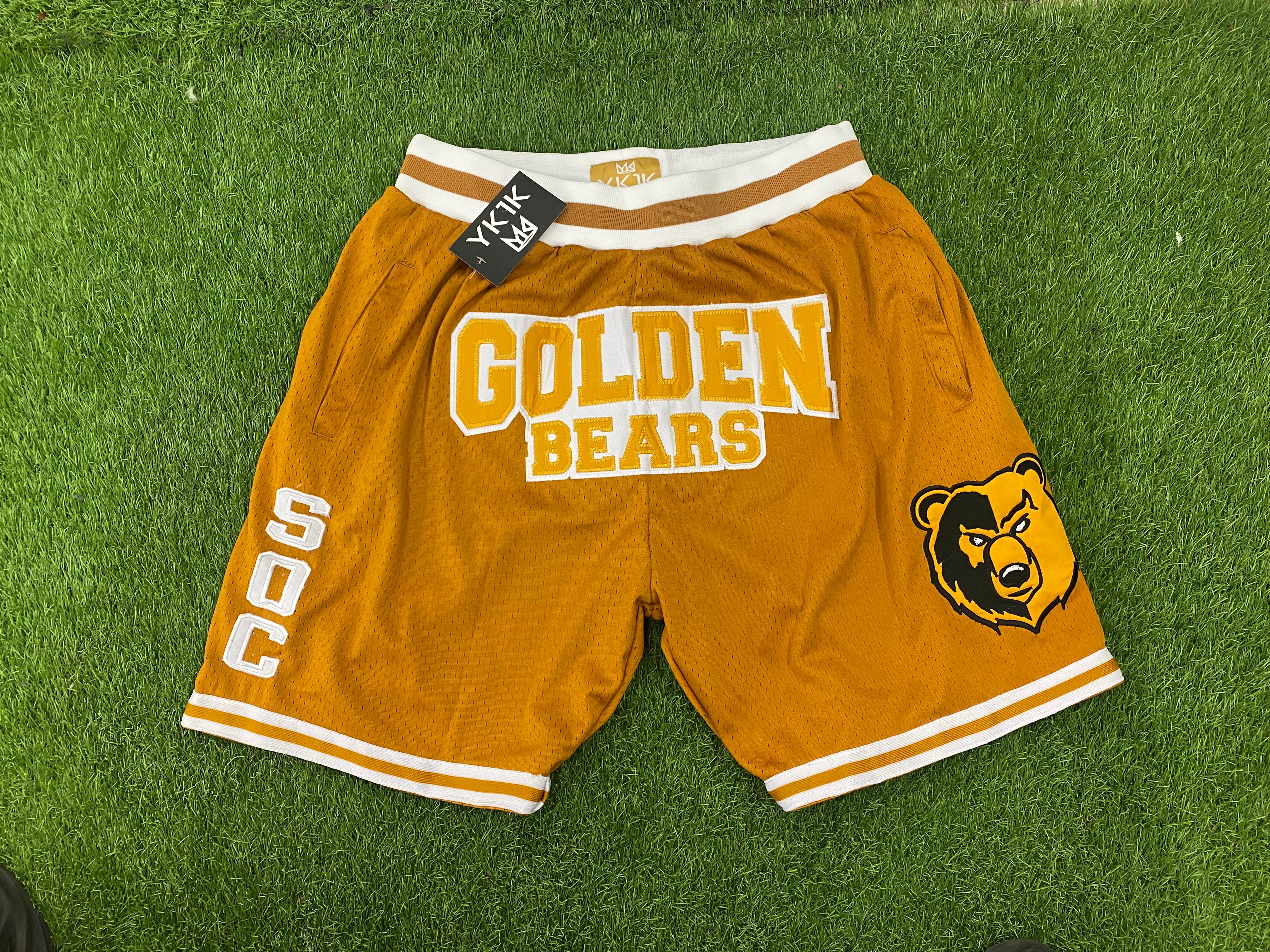 SOUTH OAK CLIFF BASKETBALL SHORTS  GOLD  2024