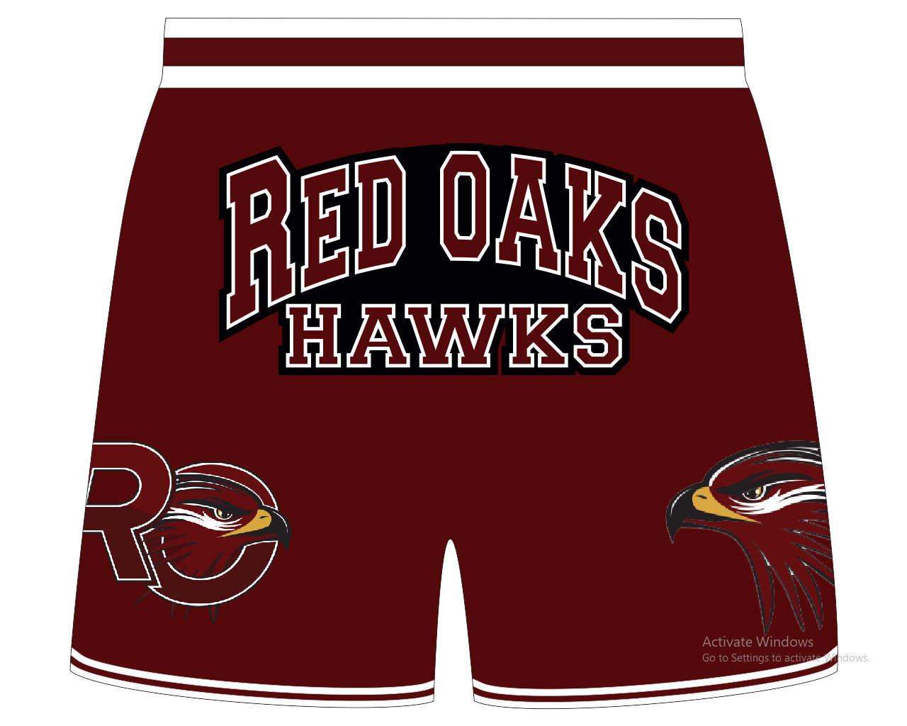 RED OAK HIGH SCHOOL BASKETBALL SHORTS PRE-ORDER