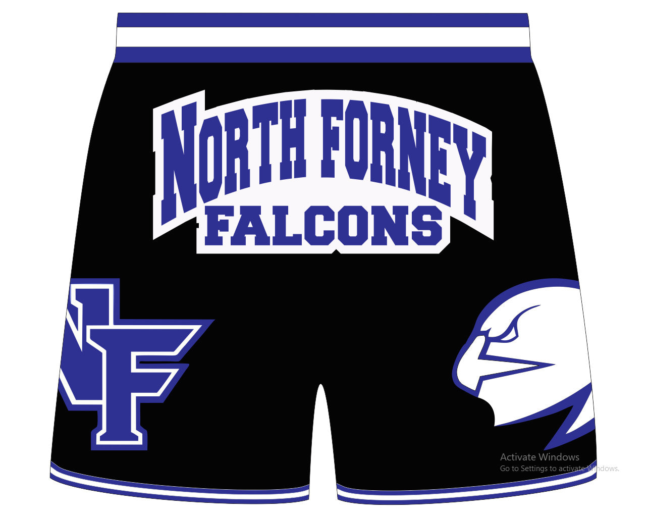 NORTH FORNEY HIGH SCHOOL BASKETBALL SHORTS PRE-ORDER