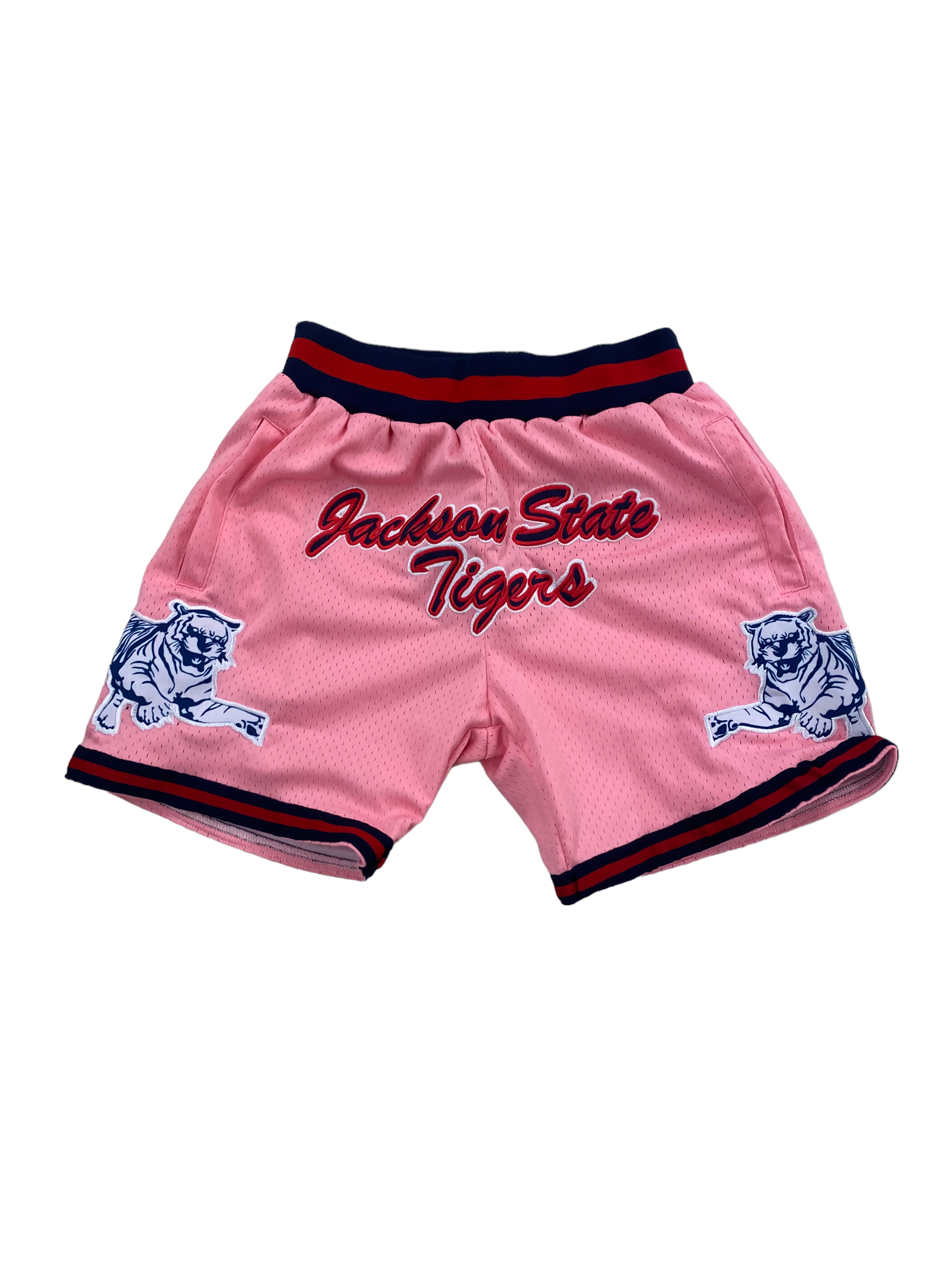 Jackson State  BASKETBALL SHORTS PINK NEW SCRIPT PRE-ORDER