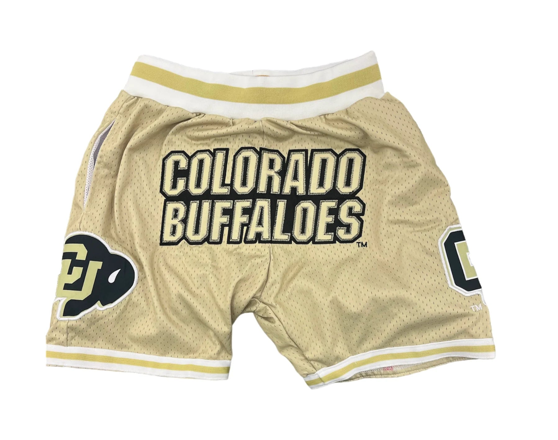 UNIVERSITY OF COLORADO BASKETBALL SHORTS GOLD 2.0 PRE ORDER