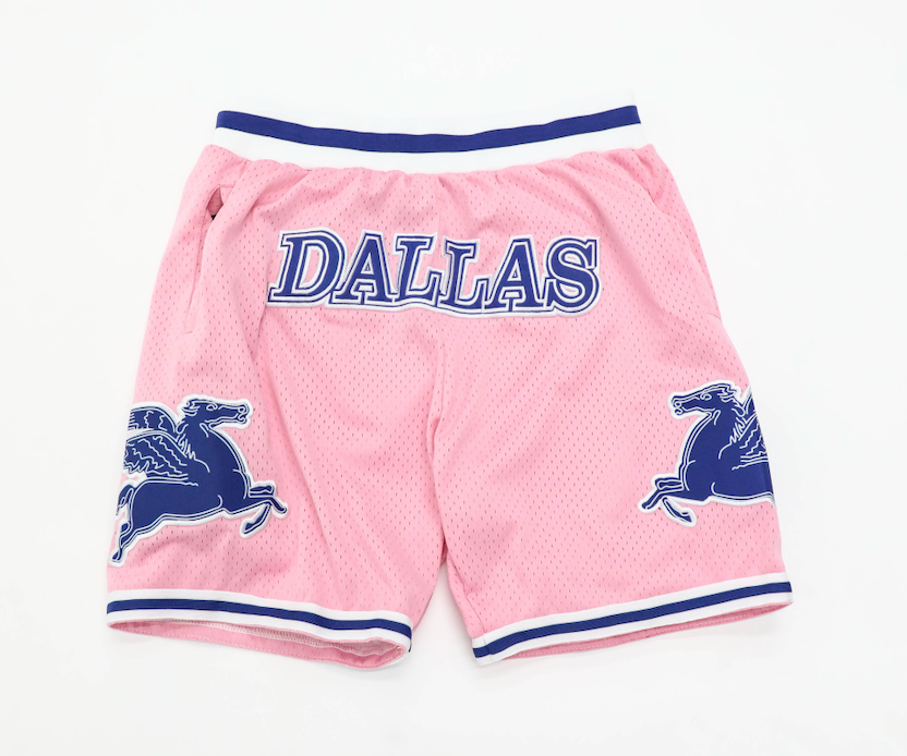 THIS IS DALLAS  Basketball Shorts Pink