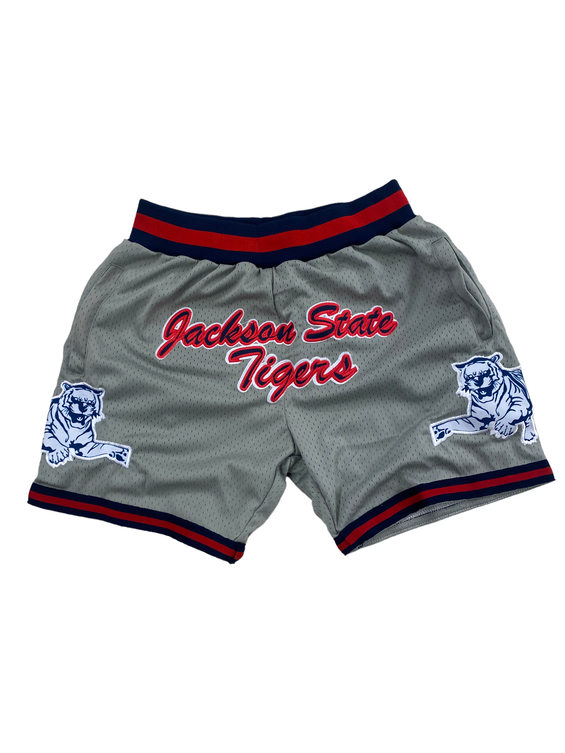 Jackson State  New Script  Basketball Shorts  Grey PRE-ORDER