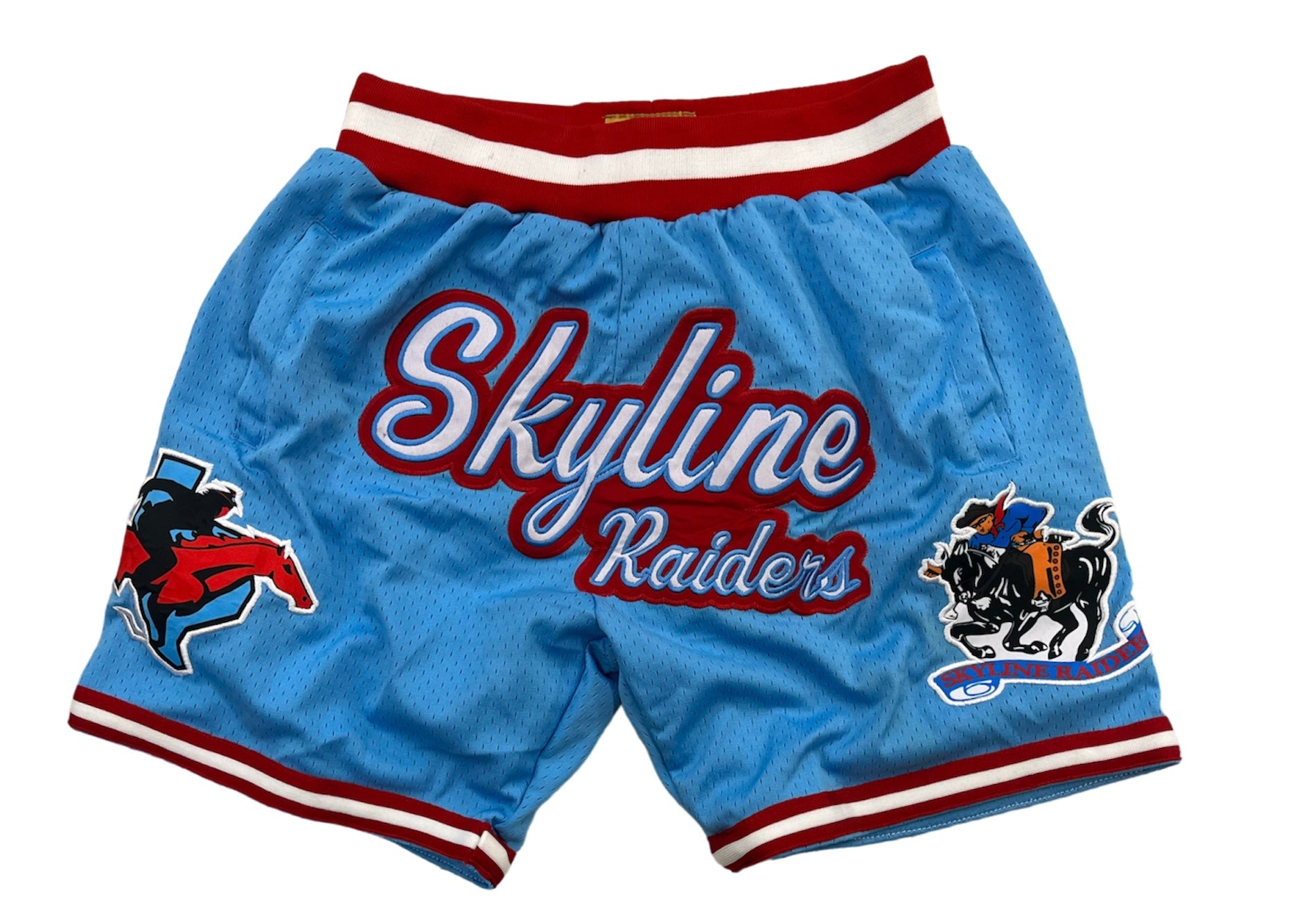 SKYLINE RAIDERS 3.0 BASKETBALL SHORTS COLUMBIA BLUE PRE-ORDER