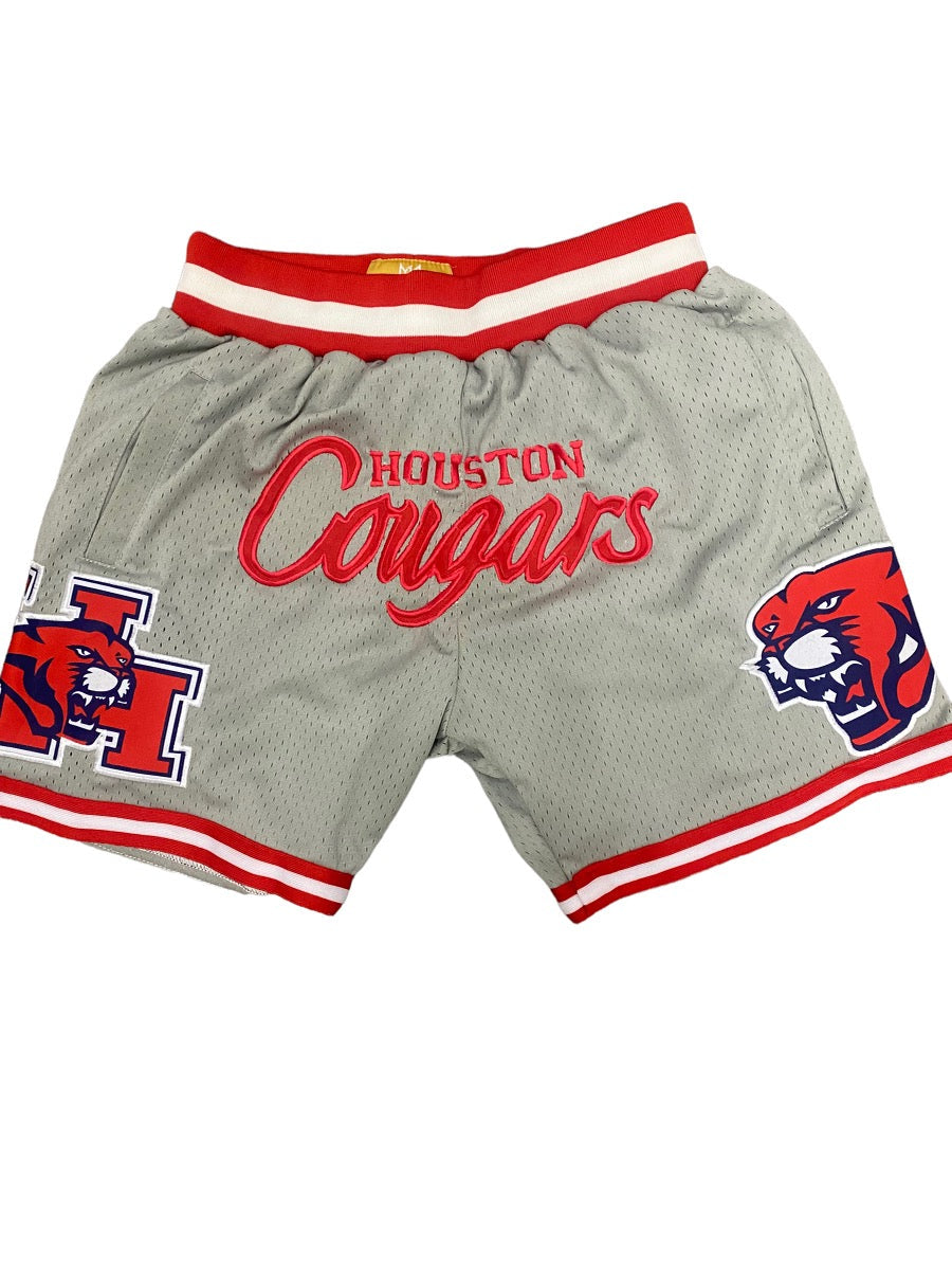 UNIVERSITY OF HOUSTON BASKETBALL SHORTS GREY PRE-ORDER