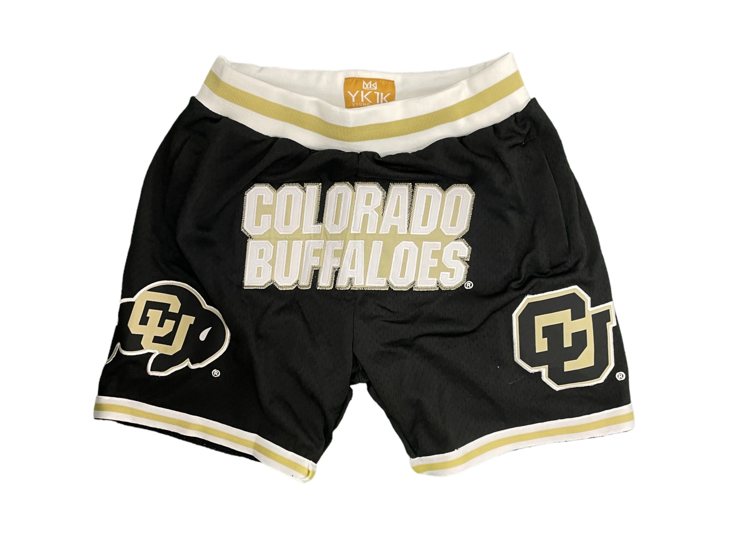 UNIVERSITY OF COLORADO BASKETBALL SHORTS BLACK 2.0 PRE ORDER