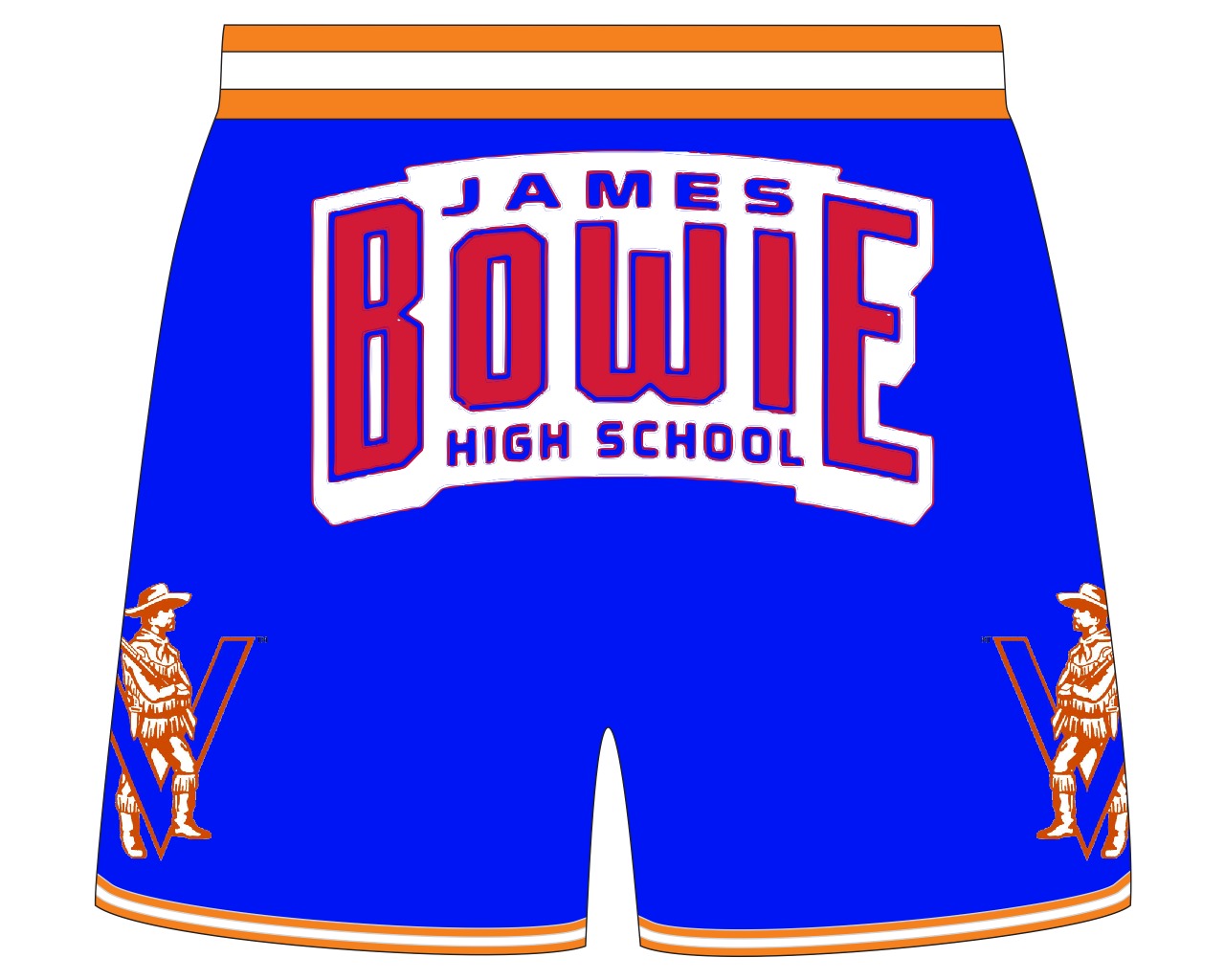 ARLINGTON BOWIE HIGH SCHOOL BASKETBALL SHORTS PRE ORDER