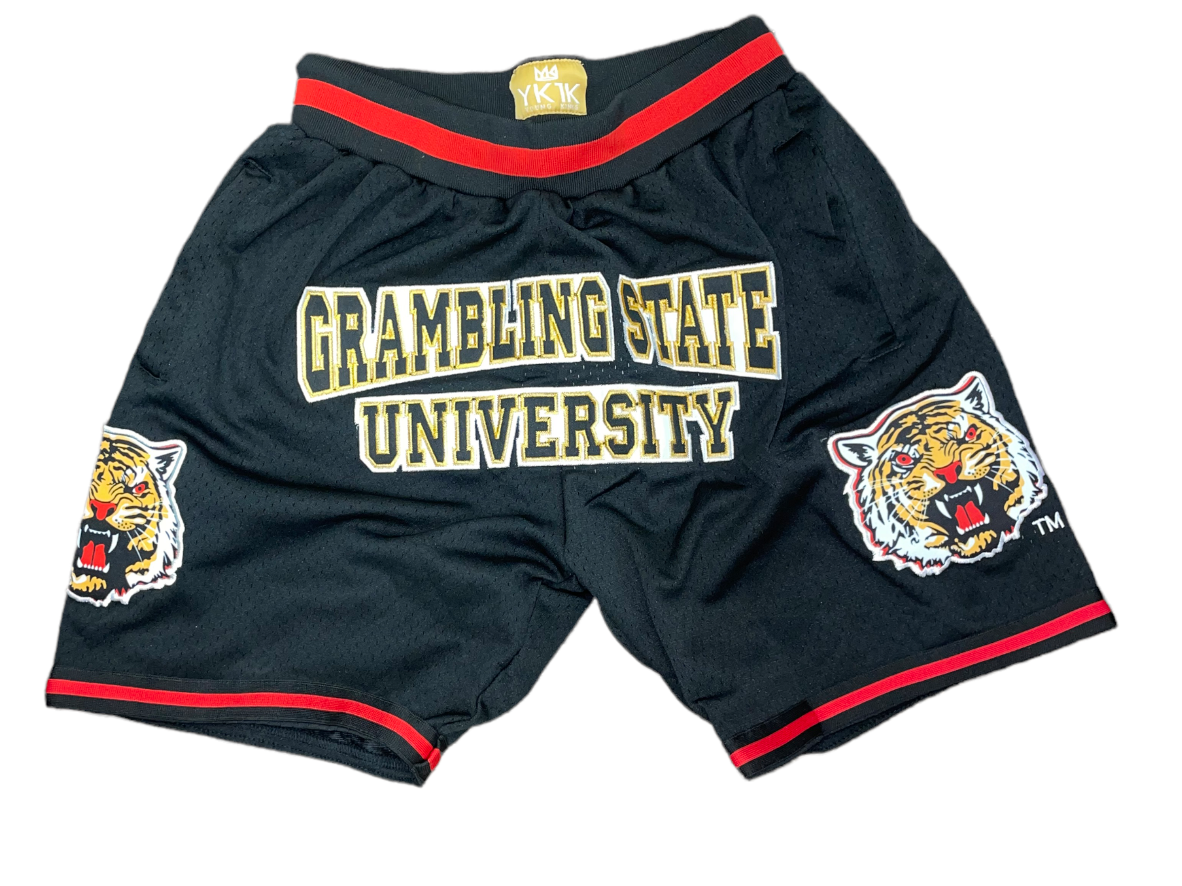 GRAMBLING STATE UNIVERSITY Basketball Shorts BLACK