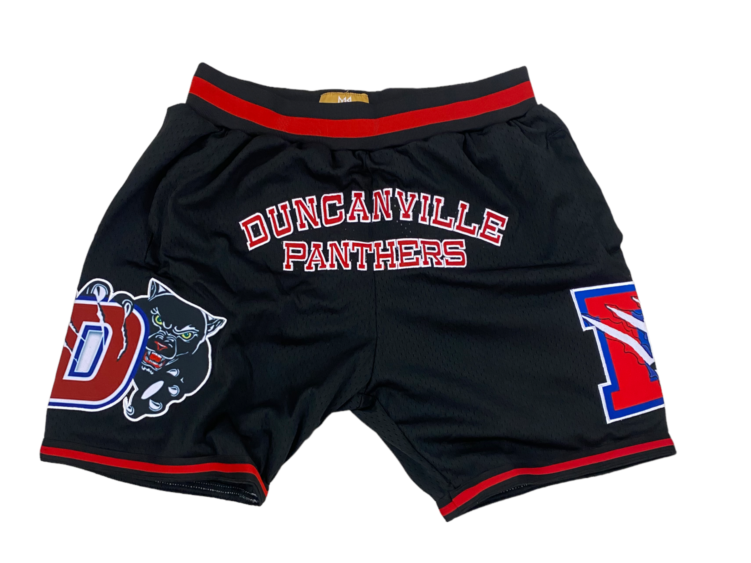 DUNCANVILLE BLACK BASKETBALL SHORTS