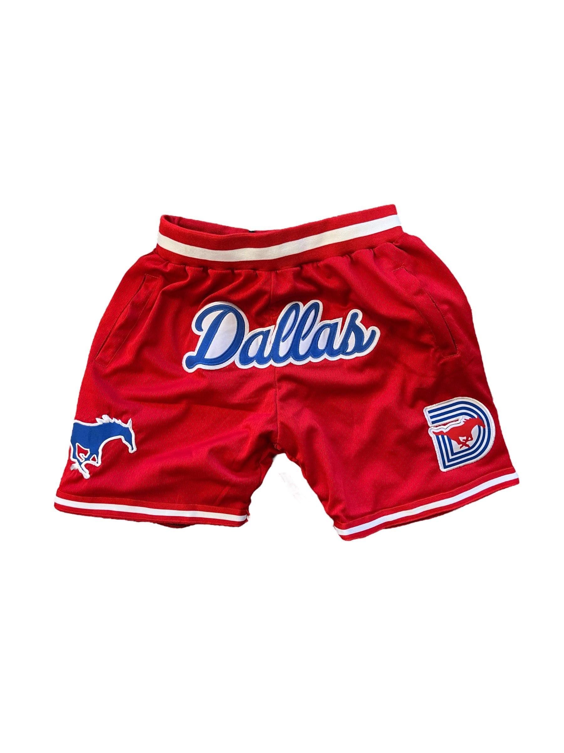 SMU Basketball Shorts Red