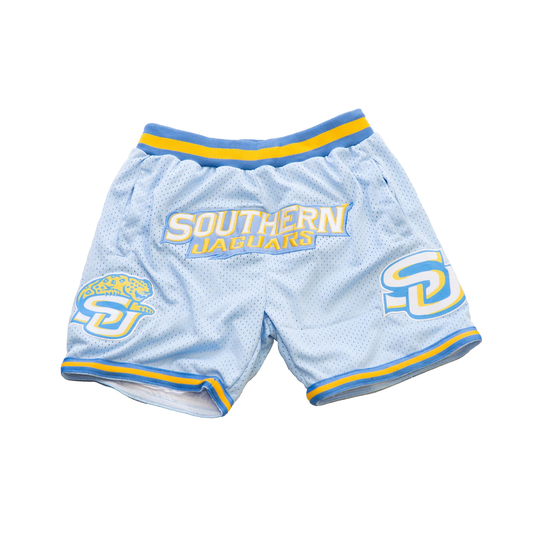 SOUTHERN UNIVERSITY BASKETBALL SHORTS COLUMBIA BLUE